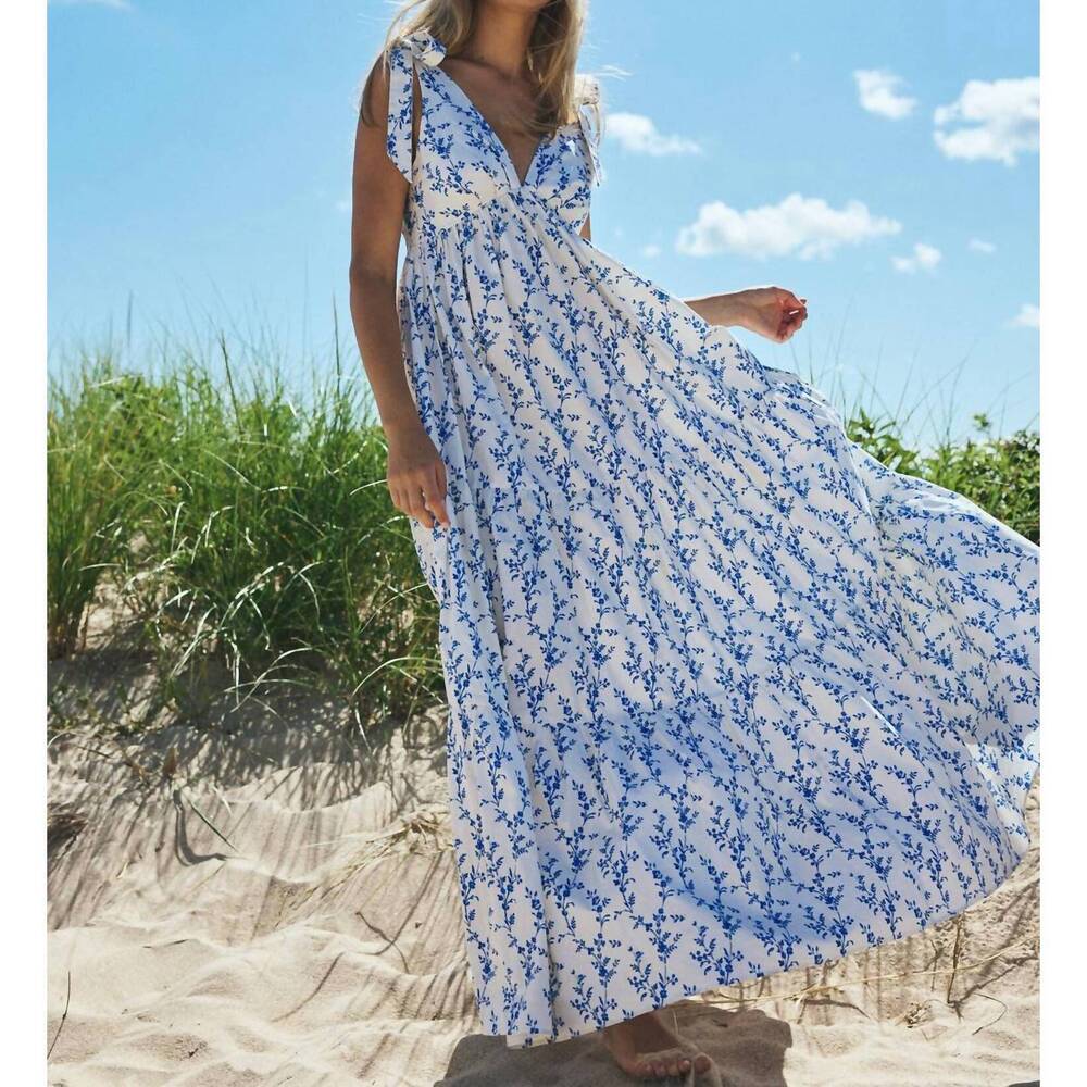 NEW LOUISE NEW YORK betsy maxi dress in white